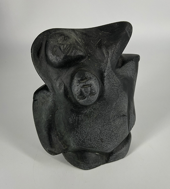 Mother & Child Sculpture by Silas Qiyak