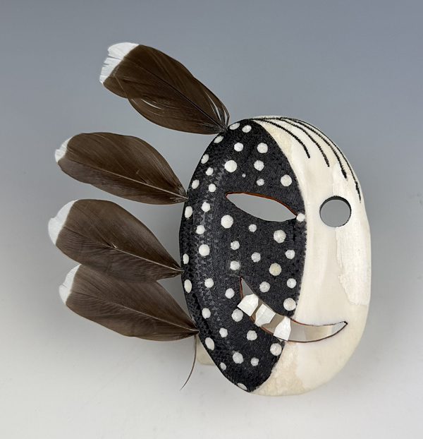 King Island Mask 4"w 4"h Antique item. price $450